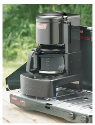 Coleman Camping Drip Coffee Maker 10 Cup Black Glass model 5008C700 Glamping - Image 1 of 4