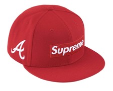 Supreme MLB Teams Atlanta Box Logo New Era 59Fifty Fitted Cap