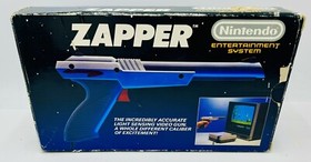 NES ZAPPER Authentic Nintendo NES-005 Light Gun Original Gray