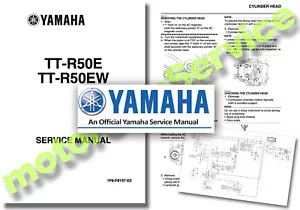 Yamaha TT-R50 Service Manual 2007 Workshop Shop TT-R50E TT-R50EV Repair - TTR50 - Picture 1 of 2