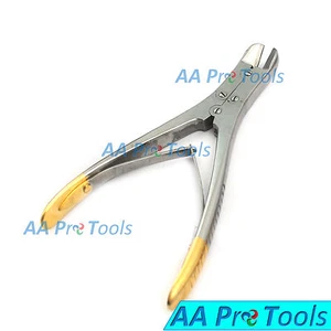 AA Pro: T/c Pin & Wire Cutter 8.5" Double Action Angled, Gold Handle Or Grade - Picture 1 of 3