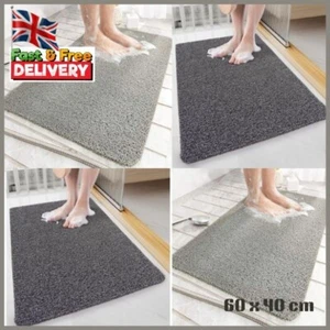 Loofah Shower Mat for Inside Shower Non-Slip Anti Mould PVC Bath Mat 60x40 cm UK - Picture 1 of 3