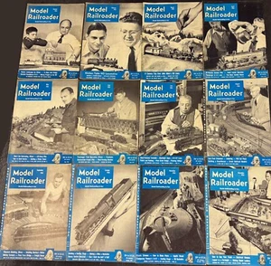 Ein komplettes Jahr der Modellbahnzeitschrift 1951 12 Ausgaben - Bild 1 von 6