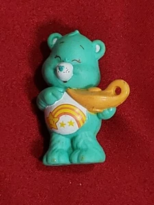 Vintage 1984 Care Bears Mini 2" PVC Figur Wish Bear & Genie Magic Lamp - Bild 1 von 7