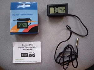 LCD Digital Thermometer for fish tank, aquarium, fridge - batteries included - Picture 1 of 1