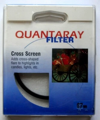 Quantaray Cross Screen Filter, 67 mm - Image 1 of 3
