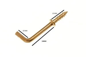 Ganci a Vite per Cassettoni 19mm Spalla Total Lunghezza 30mm Eb Con Pack Taglia - Picture 1 of 1