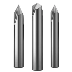 60/90/120-Degree Chamfer End Mill 3-Flute Milling Cutter For Steel Carbide - Imagen 1 de 9