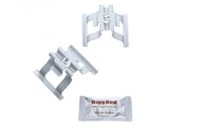 für AUDI Q7 2010-2015 BREMSSATTELBELAG MONTAGESATZ HINTEN (H0031) - Bild 1 von 3