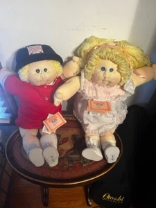 22" Cabbage Patch Kinder blond Junge & Mädchen Paar neuwertig - Bild 1 von 1