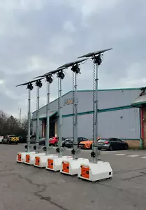 SOLAR Lighting Tower 5.5 m LED / CCTV Tower - Used, + VAT - Picture 1 of 7