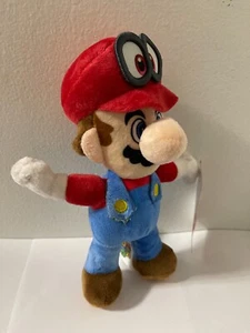 New Super Mario Bros. Stand MARIO Red Cappy Plush Doll Stuffed Toy 6 inch Kids - Picture 1 of 4