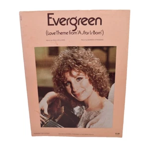 Partituras de colección Evergreen Love Theme de "A Star Is Born" Barbra Streisand 1976 - Imagen 1 de 11
