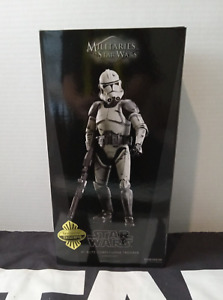 41st Elite Corps Clone Trooper 12" Scale STAR WARS SIDESHOW MIB NEW EXCLUSIVE