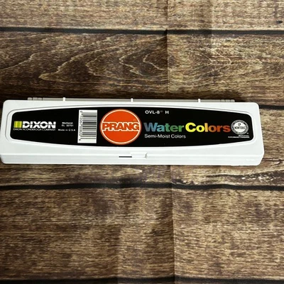 Набор акварельных красок Dixon Prang Semi-Moist OVL-8 сделано в США - Изображение 1 из 4