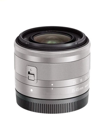 Canon EF-M 15-45mm f/3.5-6.3 IS STM lens for Canon EOS M5 M6 M100 M10 M50 M200 - Image 1 of 4