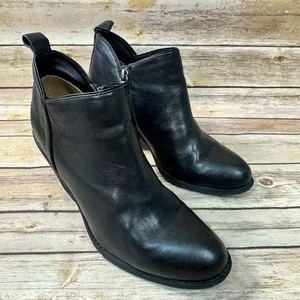 Stivaletti donna Sofft neri in pelle tacco basso 8M classici comodi eleganti - Foto 1 di 7
