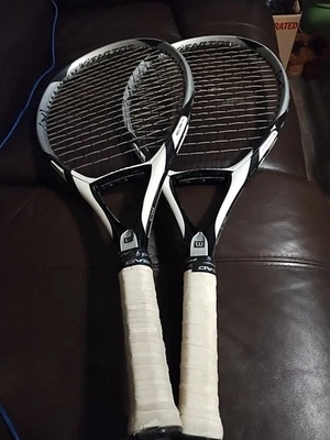 2-WILSON K-FACTOR K THREE OVERSIZE 115 TENNIS RACQUETS - Image 1 of 4