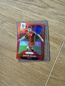 Panini UEFA EURO 2016 - David Silva ESPAÑA - Prizm rojo/149 colores partido - Imagen 1 de 2
