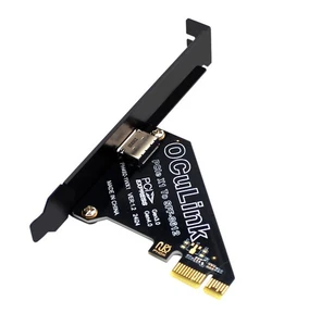 PCIE 4.0 PCIE 1x na Oculink SFF-8612 SFF-8611 U.2 SSD Zewnętrzna stacja dokująca kart graficznych - Zdjęcie 1 z 3