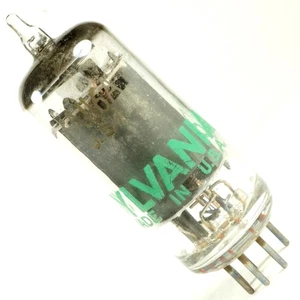 Geprüfte Vintage SYLVANIA 6AU6A Vakuumröhre USA stark - Bild 1 von 2