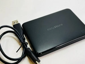 WD Easystore 2TB Portable External USB 3.0 Hard Drive - Excellent Condition - Afbeelding 1 van 9