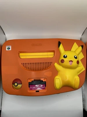 Nintendo 64  Pokemon Limited Pikachu Console - Orange, Plays US Games - Image 1 of 3