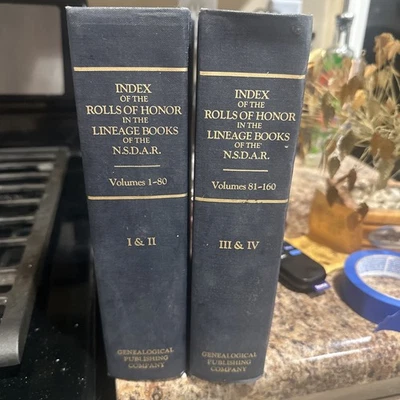 Index of the Roll of High Honor (Ancestor's Index) Lineage Books N.S.D.A.R  - Image 1 of 4