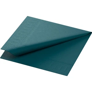 Servilletas de tela celular 24 x 24 cm 3 capas 1/4 pliegue ocean teal | Pack (250 - Imagen 1 de 1