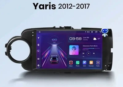 Toyota Yaris 12 - 17 Navigatore CARPLAY ANDROID AUTO 2012-2018 2GB RAM 32GB ROM - Immagine 1 di 4
