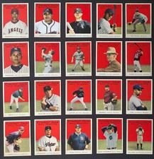 2004 Topps Cracker Jack Red Parallel Mini Stickers - Baseball Cards - You U Pick