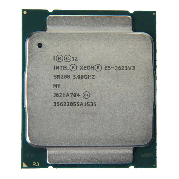 Intel Xeon E5-2623V3 CPU Quad Core 3.0GHz 10MB SR208 105W LGA 2011-3 Processor - Image 1 of 1