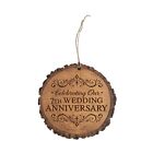 Inspirational Anniversary Hanging Ornaments Gift 375In   Our 7Th Anniversary