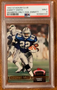 EMMITT SMITH 1992 Topps Stadium Club solo soci - HAIL EMMITT PSA 9 SOLO 2 ANNI 10 - Foto 1 di 2