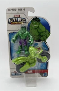 Playskool Heroes Marvel Super Hero Adventures Hulk w Motorcycle Hasbro NEW! 2014 - Picture 1 of 2