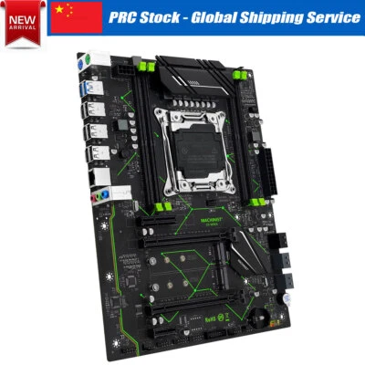 LGA 2011-3 X99 Motherboard Dual PCIE 3.0 NVME M.2 for E5 V3 V4 Series CPU DDR4 - Image 1 of 4