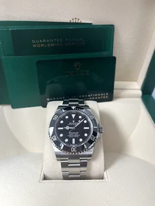 NEW 2024 Rolex Submariner Black Dial No Date 124060 - Picture 1 of 5