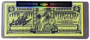 Autographed Kazuchika Okada Rainmaker money $100,000 Bill signed NJPW - Picture 1 of 2