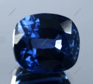 CERTIFICATO 11,80 ct cuscino taglio zaffiro blu kashmir naturale non trattata - Foto 1 di 5