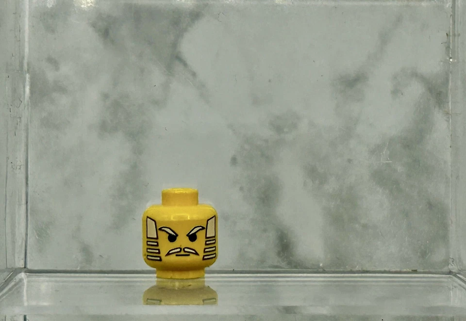 Piezas Lego Minifigura Amarilla Cabeza Figura Bigote ~ Castillo Ninja Shogun De Colección Foto 1 de 1