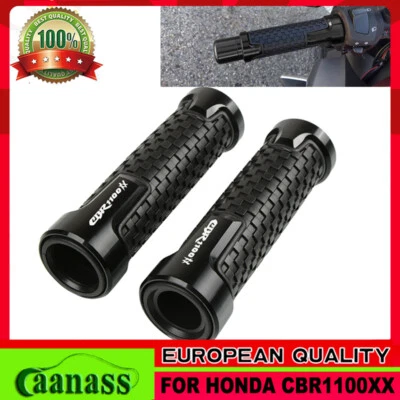 22mm Motorcycle Handlebar Rubber Grips Hand Grip FOR HONDA CBR1100XX / BLACKBIRD - Image 1 of 4