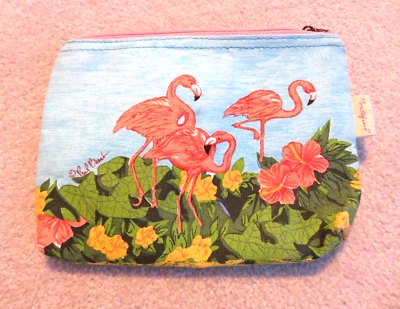 FLAMINGO Cosmetic/Make Up Bag by Paul Brent - Image 1 of 4