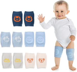 Baby Knee Pads (5 Pairs) for Crawling Toddler Leg Warms Non-Slip Anti-Friction S - Picture 1 of 8