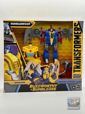 Transformers Studio Series Buzzworthy Bumblebee -BUMBLESWOOP & DINOBOT SWOOP-New - Image 1 of 3