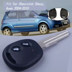 Nuevo estuche llavero remoto de 2 botones carcasa hoja sin cortar para Chevrolet Chevy Aveo - Imagen 1 de 5