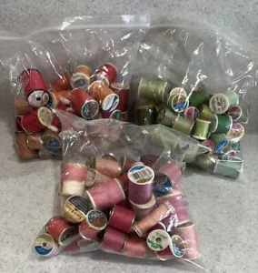 110+ Mostly Vintage Spools Of Sewing Thread~Talon/J&P/Coats & Clark+~Some Wooden - Picture 1 of 17