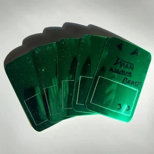 Green Rainbow Dry Erase MTG Foil Tokens Set 5 Karten Token - Bild 1 von 2