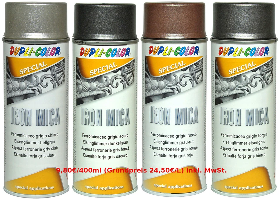 Lackspray Eisenglimmer Spraydose Korrosionsschutz+Decklack Rostschutz mit Effekt - Bild 1 von 1