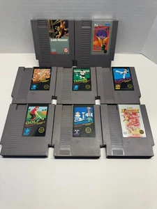 Lot of 8 NES Games - Nintendo - Cleaned, Tested, Working - All 5 Screw - Picture 1 of 11