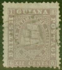 British Guiana 1862 12c Lilac SG49 P.12 Fine Used